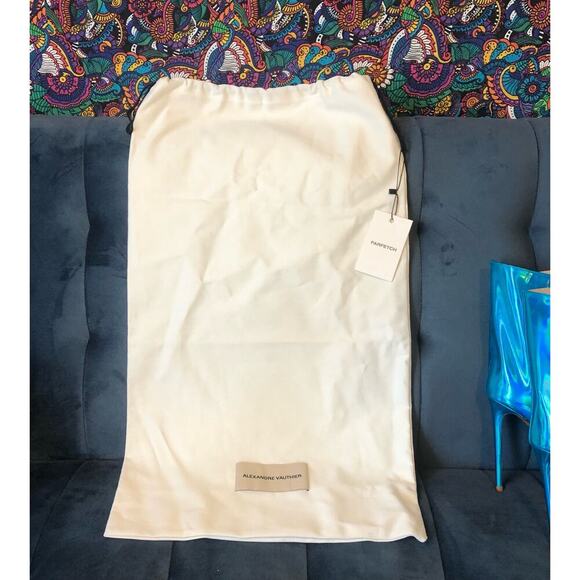 Alexandre Vauthier Hologram Blue Booties Never Worn Stiletto US Size 9.5 EUR 40 - Picture 10 of 13